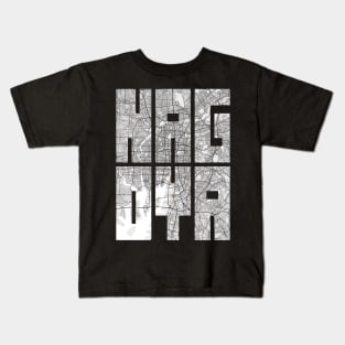 Nagoya, Japan City Map Typography - Light Kids T-Shirt